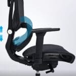 Chair’s lumbar support moving up and down