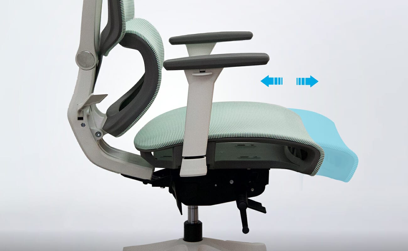 Ergonomic Sliding Chair Seat