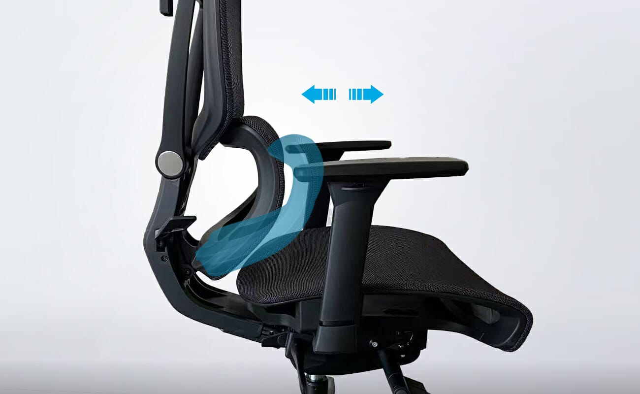 black ergonomic office chair