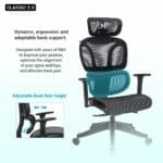 black ergonomic office chair