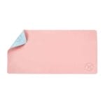 ocean Livid blue and pearl pink deskpad