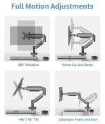 Full motion adjustments