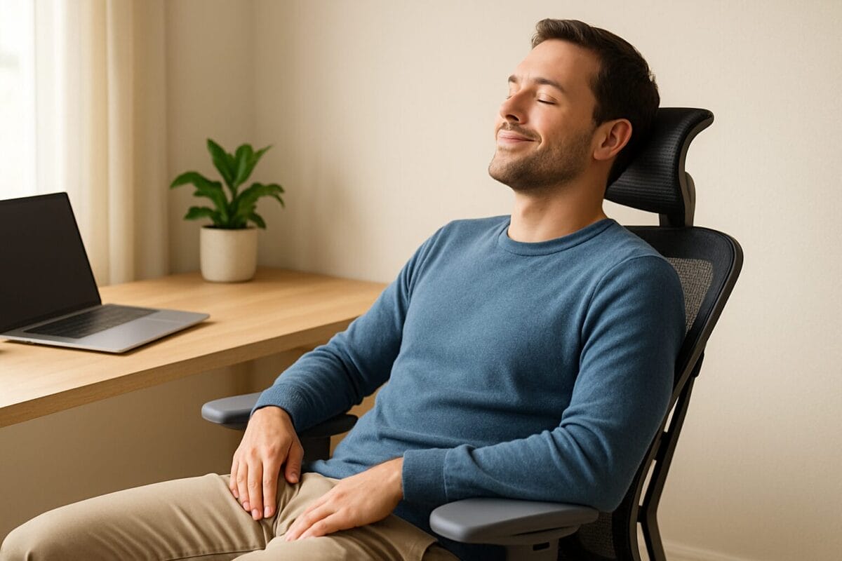 What does sit on an ergonomic chair feel like?