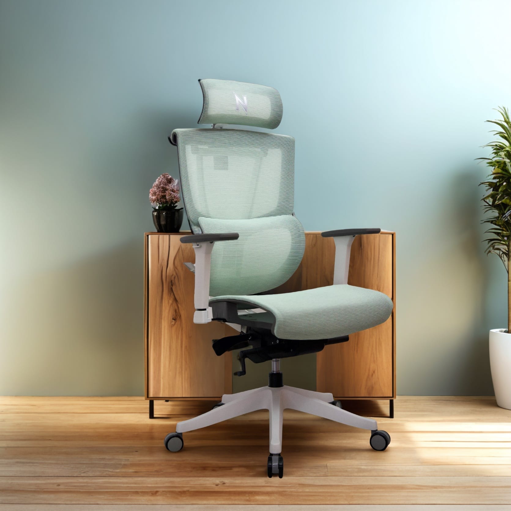 How do I properly adjust my ergonomic chair for the best posture?